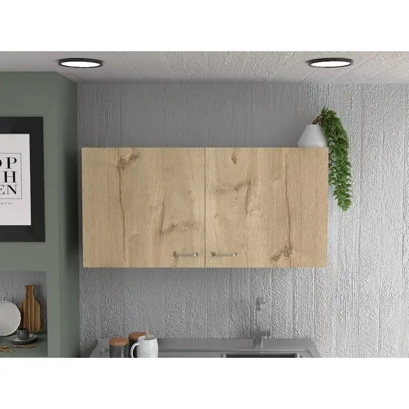 Armoire de rangement murale à double porte TUHOME Napoles - Non disponible