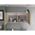 Armoire de rangement murale à double porte TUHOME Napoles - Non disponible