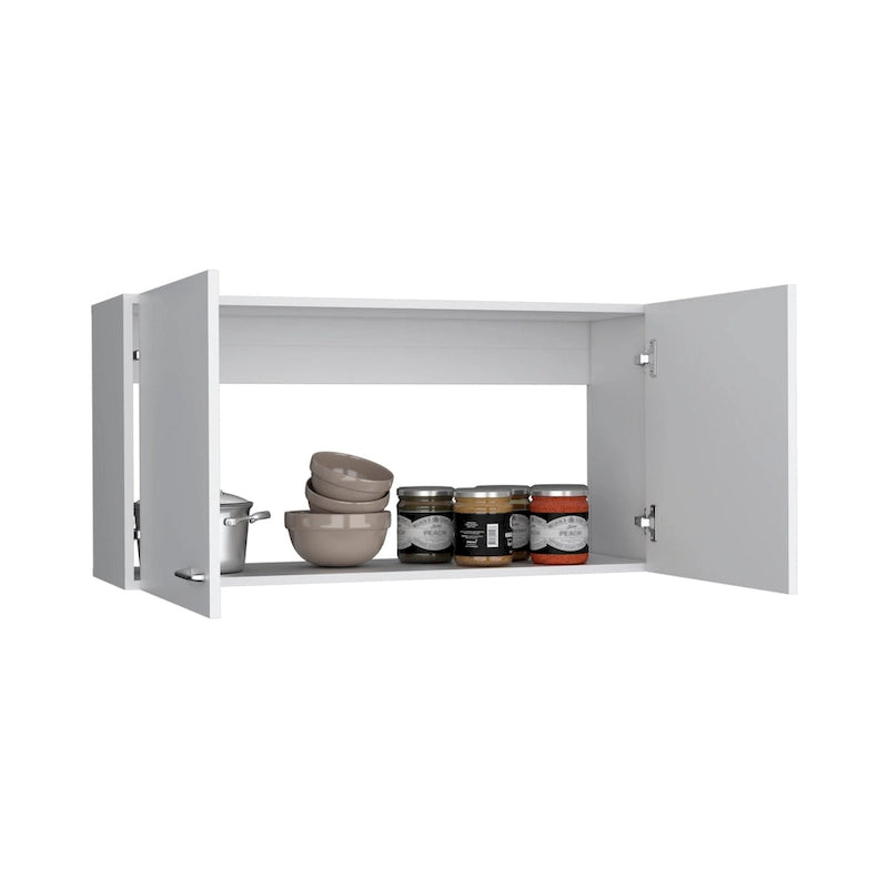 Armoire de rangement murale à double porte TUHOME Napoles - Non disponible