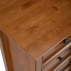 Meuble de rangement transitionnel moyen WYNDENHALL Halifax en bois massif, 94 cm de large (37 po) - 94 cm (37 po) l x 43 cm (17 po) p x 91 cm (36 po) h
