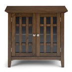 Meuble de rangement transitionnel moyen WYNDENHALL Halifax en bois massif, 94 cm de large (37 po) - 94 cm (37 po) l x 43 cm (17 po) p x 91 cm (36 po) h