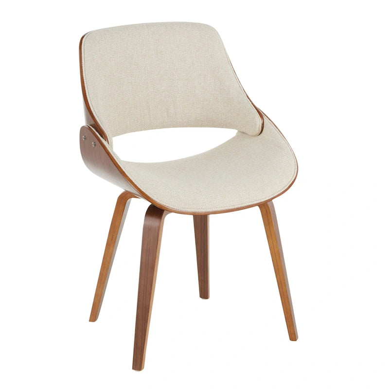 Chaise de salle à manger/d'appoint rembourrée Carson Carrington Svetlana, style moderne du milieu du siècle