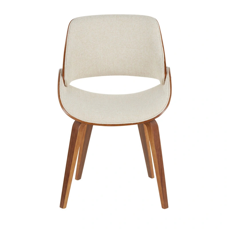 Chaise de salle à manger/d'appoint rembourrée Carson Carrington Svetlana, style moderne du milieu du siècle
