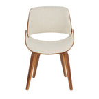 Chaise de salle à manger/d'appoint rembourrée Carson Carrington Svetlana, style moderne du milieu du siècle