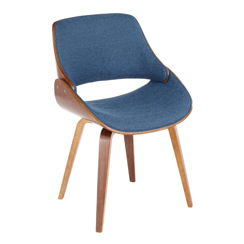 Chaise de salle à manger/d'appoint rembourrée Carson Carrington Svetlana, style moderne du milieu du siècle
