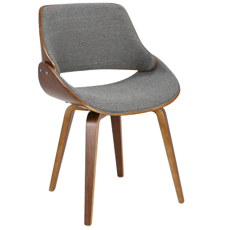 Chaise de salle à manger/d'appoint rembourrée Carson Carrington Svetlana, style moderne du milieu du siècle