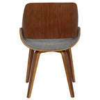 Chaise de salle à manger/d'appoint rembourrée Carson Carrington Svetlana, style moderne du milieu du siècle
