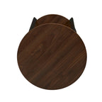 Table d'appoint Household Essentials avec étagère de rangement