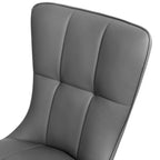 Ensemble de 2 chaises de salle à manger rembourrées avec pieds en métal