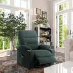 Fauteuil de massage électrique inclinable Clihome à revêtement souple et porte-gobelet