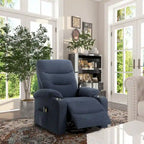 Fauteuil de massage électrique inclinable Clihome à revêtement souple et porte-gobelet