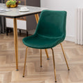 Chaise de salle à manger moderne en velours Aufurr de Roundhill Furniture (lot de 2)