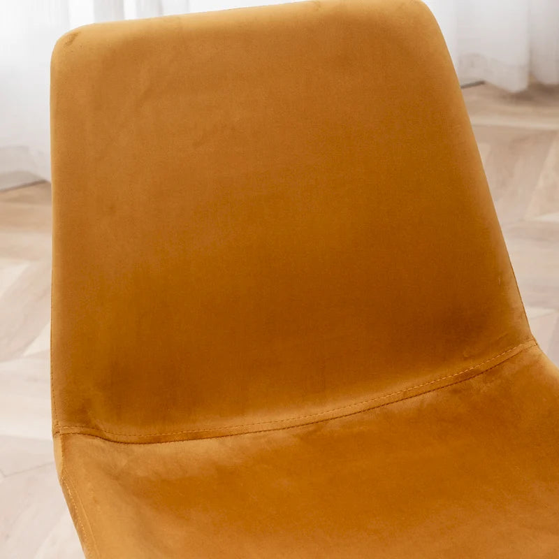 Chaise de salle à manger moderne en velours Aufurr de Roundhill Furniture (lot de 2)