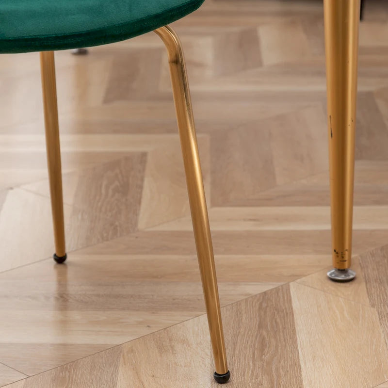 Chaise de salle à manger moderne en velours Aufurr de Roundhill Furniture (lot de 2)