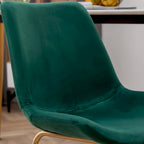 Chaise de salle à manger moderne en velours Aufurr de Roundhill Furniture (lot de 2)