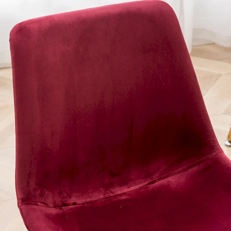 Chaise de salle à manger moderne en velours Aufurr de Roundhill Furniture (lot de 2)