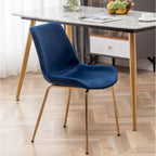 Chaise de salle à manger moderne en velours Aufurr de Roundhill Furniture (lot de 2)