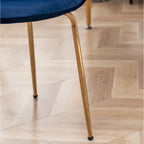 Chaise de salle à manger moderne en velours Aufurr de Roundhill Furniture (lot de 2)
