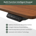 FEZIBO/Mobilier de bureau à domicile/Bois/Bureau avec tablette pour clavier/Bureaux