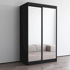 Armoire-penderie moderne Copper Grove Parasol à 2 portes avec miroir brillant