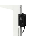 Lit plateforme Mission Queen avec pied de lit assorti et 2 tiroirs de lit Urban blancs
