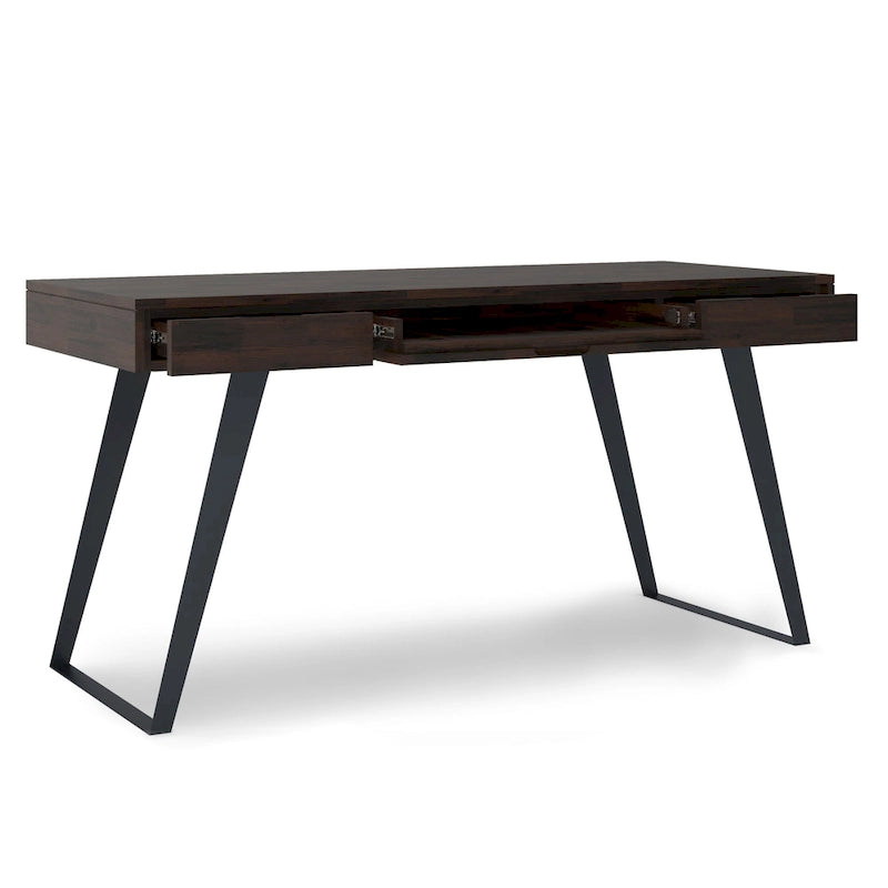 Bureau WYNDENHALL Mitchell de style industriel moderne de 54 pouces de large