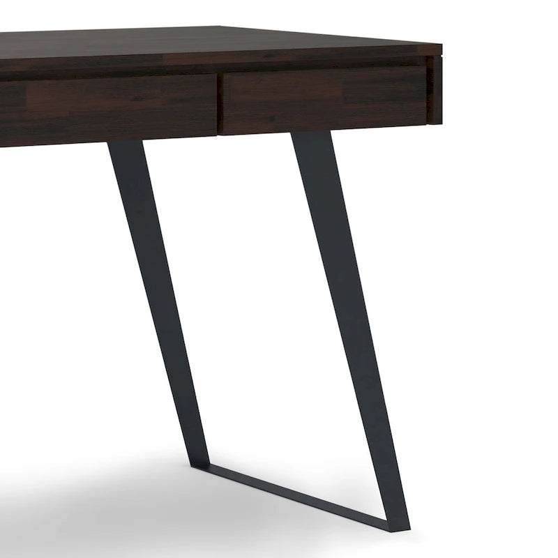 Bureau WYNDENHALL Mitchell de style industriel moderne de 54 pouces de large