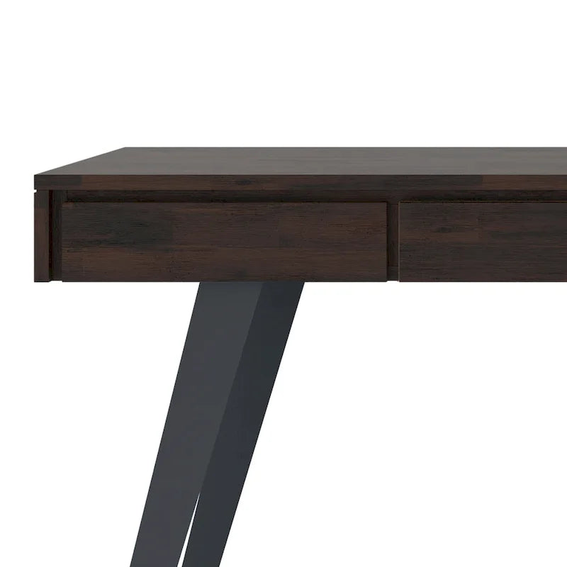 Bureau WYNDENHALL Mitchell de style industriel moderne de 54 pouces de large