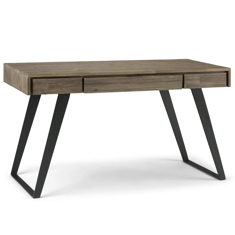 Bureau WYNDENHALL Mitchell de style industriel moderne de 54 pouces de large