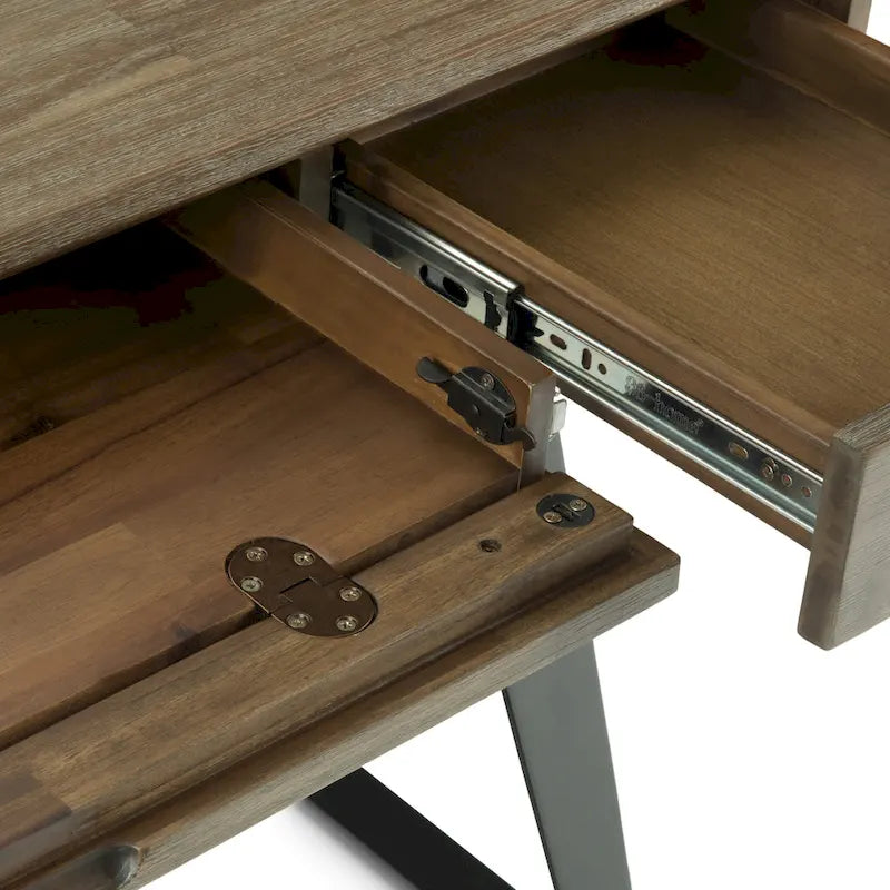 Bureau WYNDENHALL Mitchell de style industriel moderne de 54 pouces de large