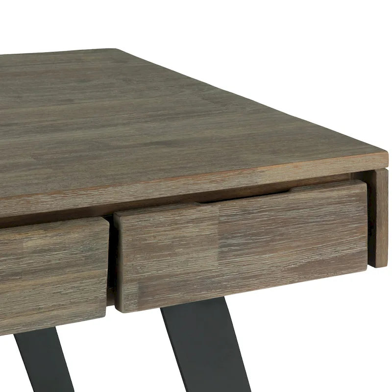 Bureau WYNDENHALL Mitchell de style industriel moderne de 54 pouces de large