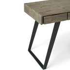 Bureau WYNDENHALL Mitchell de style industriel moderne de 54 pouces de large