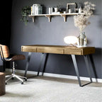 Bureau WYNDENHALL Mitchell de style industriel moderne de 54 pouces de large