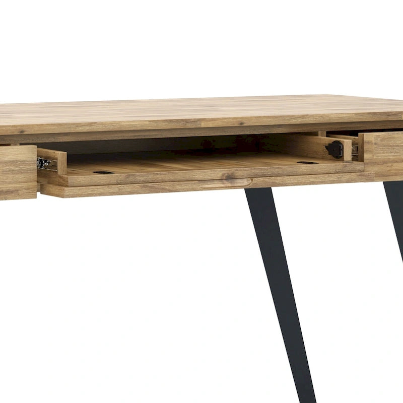 Bureau WYNDENHALL Mitchell de style industriel moderne de 54 pouces de large
