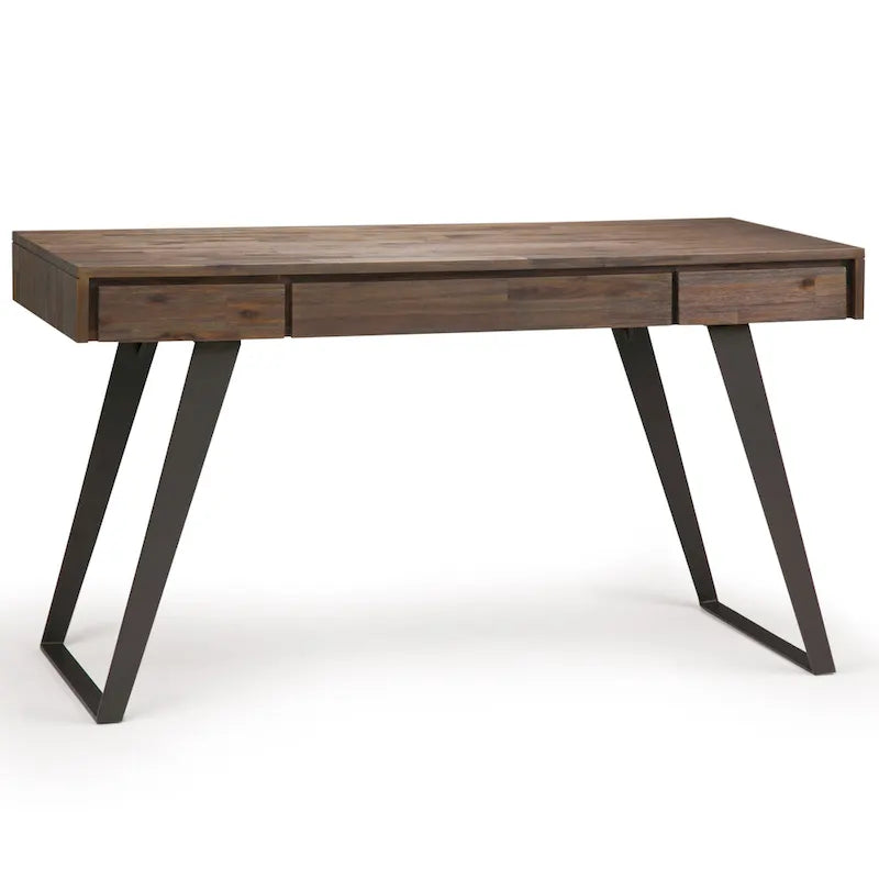 Bureau WYNDENHALL Mitchell de style industriel moderne de 54 pouces de large