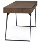 Bureau WYNDENHALL Mitchell de style industriel moderne de 54 pouces de large
