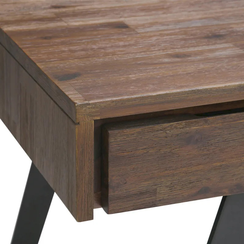 Bureau WYNDENHALL Mitchell de style industriel moderne de 54 pouces de large