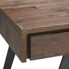 Bureau WYNDENHALL Mitchell de style industriel moderne de 54 pouces de large