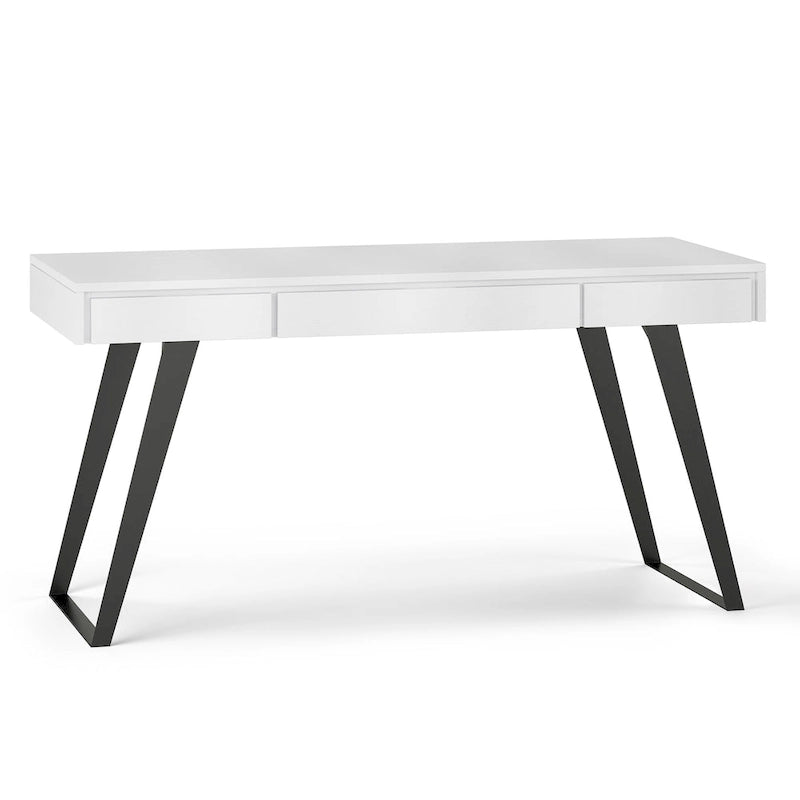 Bureau WYNDENHALL Mitchell de style industriel moderne de 54 pouces de large