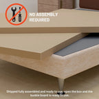 Planche de support pour matelas/lit, entièrement assemblée, fendue en 1,5 pouce, ensemble de 2.