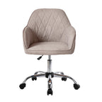 Chaise de bureau Porthos Home Noa, en tissu et à roulettes