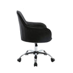 Chaise de bureau Porthos Home Noa, en tissu et à roulettes