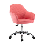 Chaise de bureau Porthos Home Noa, en tissu et à roulettes