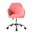 Chaise de bureau Porthos Home Noa, en tissu et à roulettes