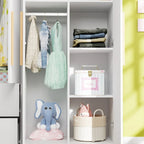 Armoire-penderie autoportante, meuble de rangement pour vêtements
