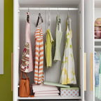 Armoire-penderie autoportante, meuble de rangement pour vêtements