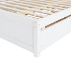 Lit double avec lit gigogne simple et deux tiroirs
