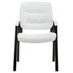 Fauteuil de conférence BTExpert Premium Leather pour salle d'attente/réception, en cuir de qualité supérieure.