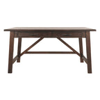 Bureau à pieds larges Baldridge Rustic Brown pour la maison