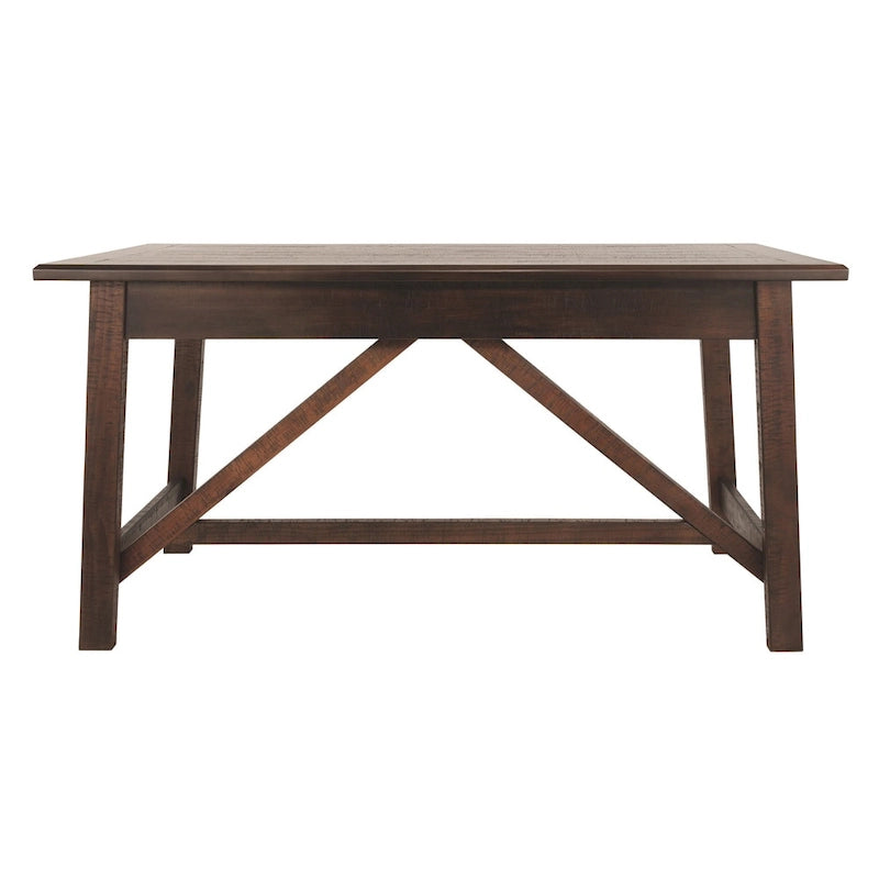 Bureau à pieds larges Baldridge Rustic Brown pour la maison